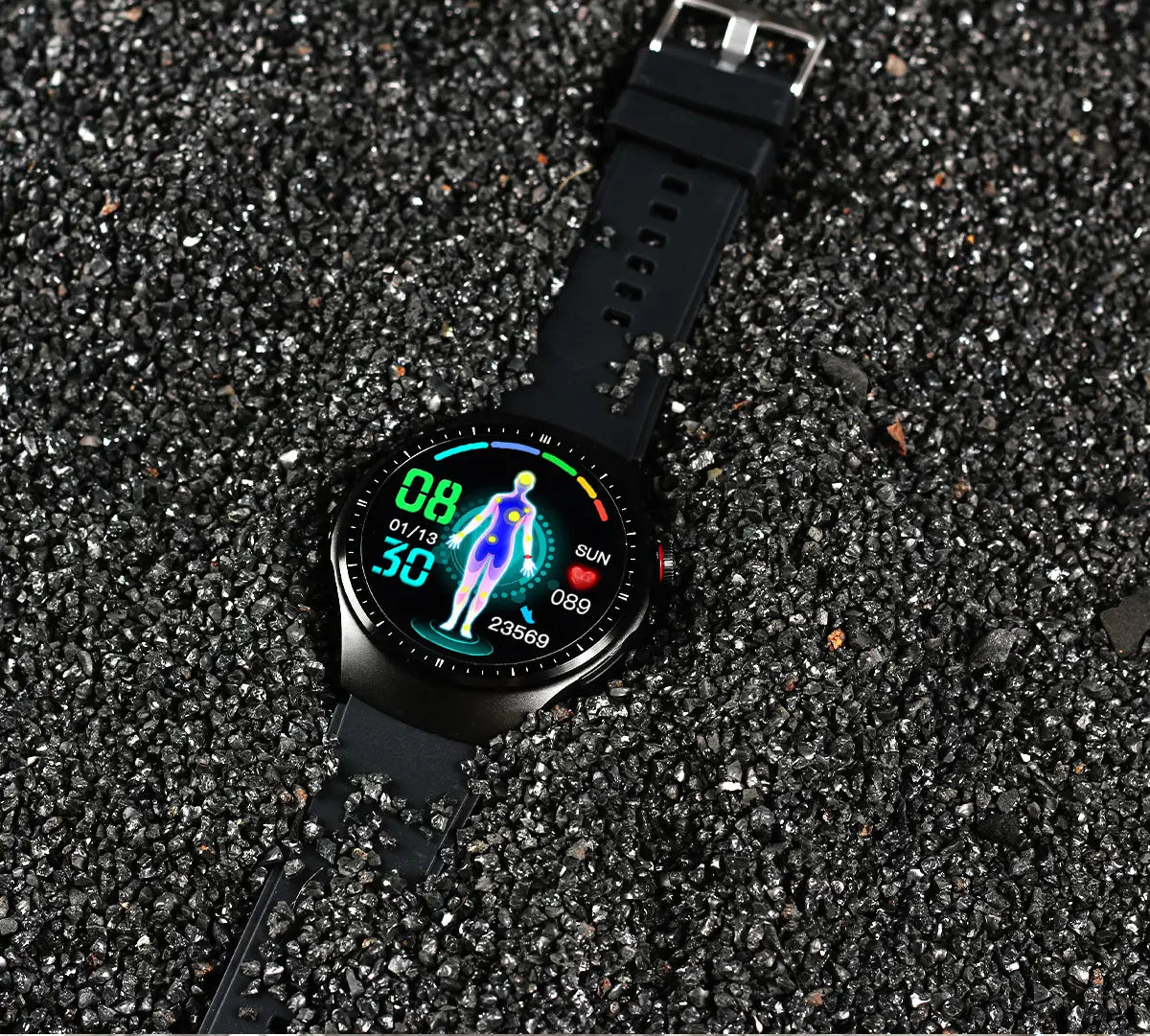 Smart Watch TK25 Bluetooth Call Blood Glucose Uric Acid Blood Lipids Electrocardiogram Body Fat Heart Rate Blood Oxygen