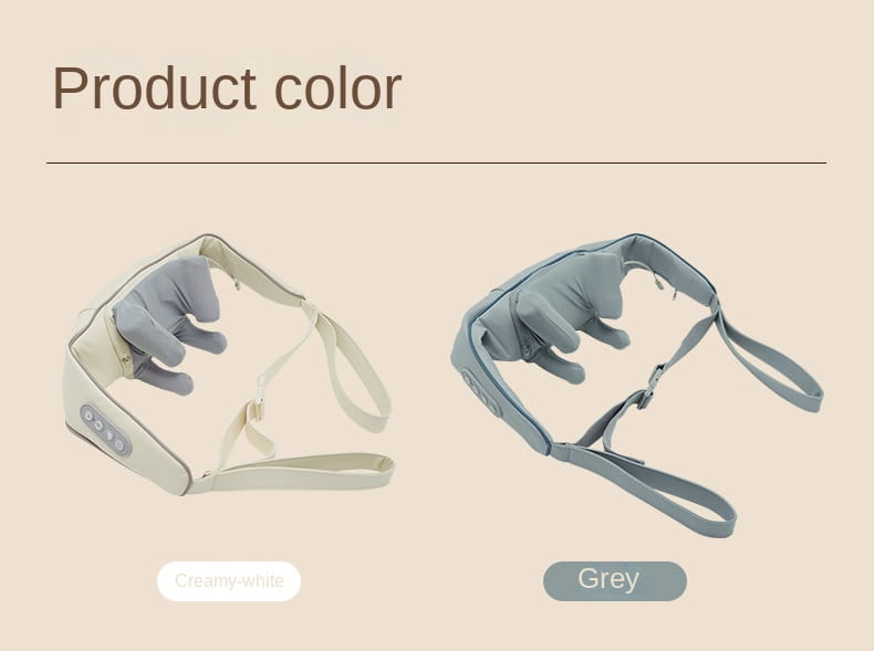 Apparecchio per massaggio a spalle e collo massaggiatore per il trapezio protezione per collo e spalle impacco caldo