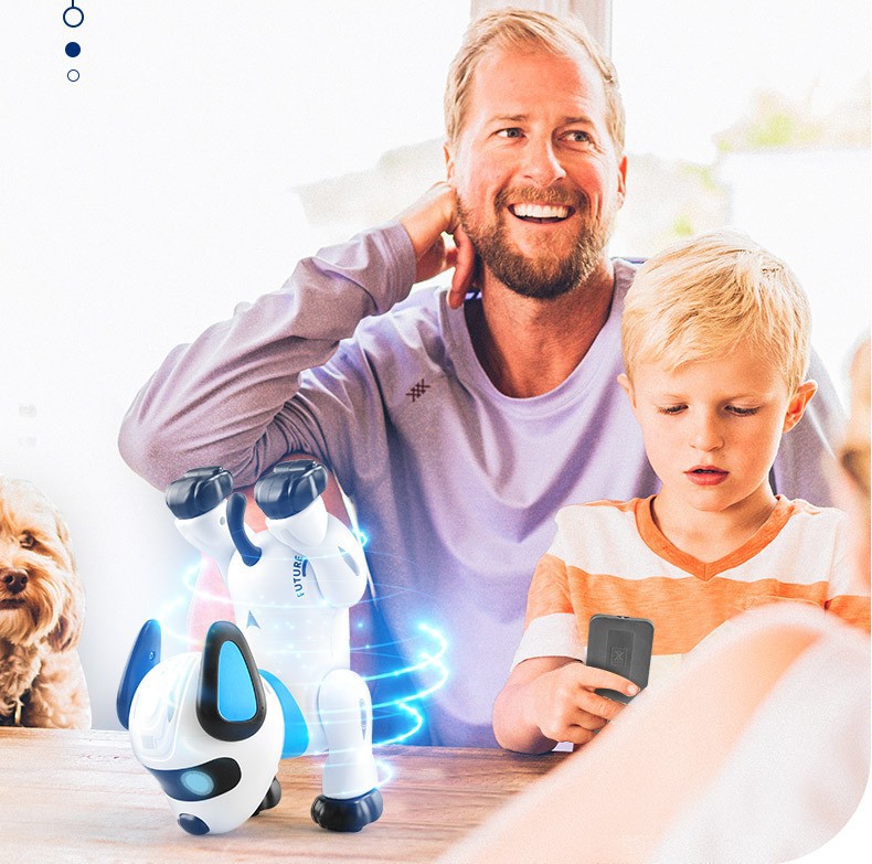 Cane robot intelligente con telecomando elettrico Il cane giocattolo