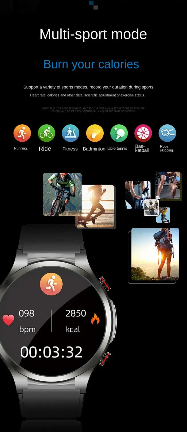 Blood glucose measurement electrocardiogram blood pressure heart rate body temperature exercise communication smart