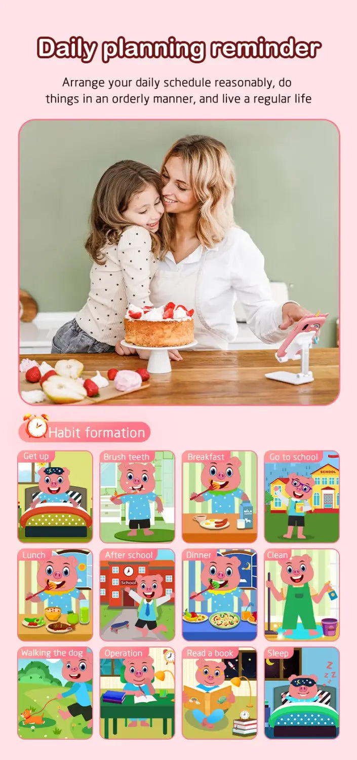 Kids Smart Phone Camera Toys Touchscreen Learning Toy for 3-12 Year Old Boys Girls Phone MP3 Player Christmas Birthday