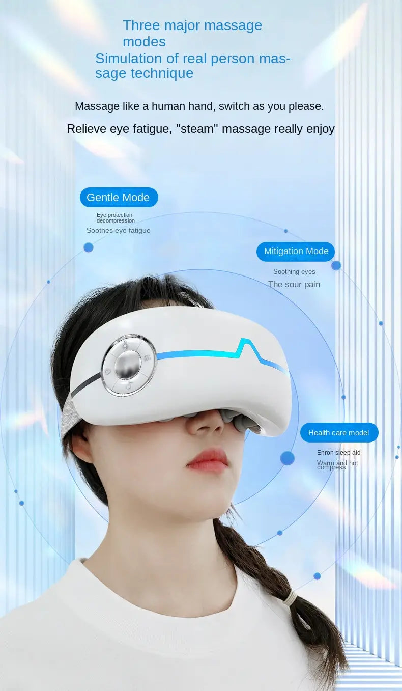 Eye Care Instrument Humidifying Steam Moisturizing Eye Massager Eye Mask Heat Vibration Children’s Eye Massager