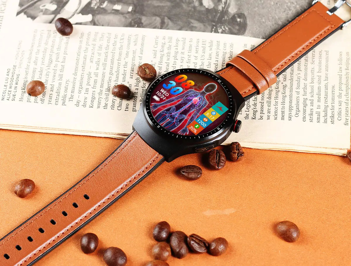 Smart Watch TK25 Bluetooth Call Blood Glucose Uric Acid Blood Lipids Electrocardiogram Body Fat Heart Rate Blood Oxygen