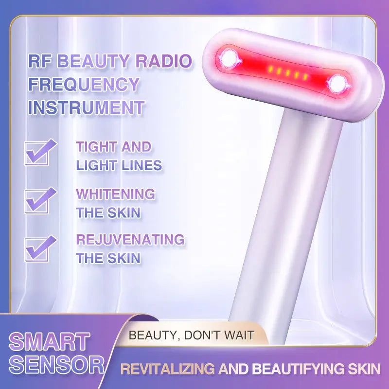 Massaggiatore elettronico oculare ricaricabile portatile con microcorrente sollevare in sicurezza le borse