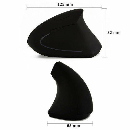Mouse verticale ergonomico wireless 2.4G     -- 2.4G Wireless Ergonomic Vertical Mouse