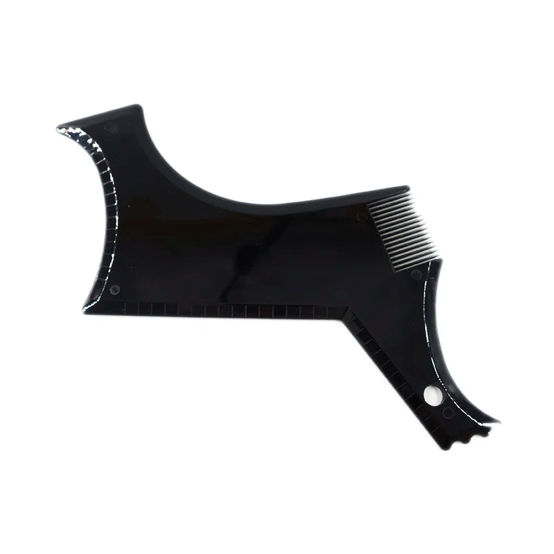 Arrivals Men Beard Shaping Styling Template Comb Transparent Men’s Beards Combs Beauty Tool for Hair Beard Trim