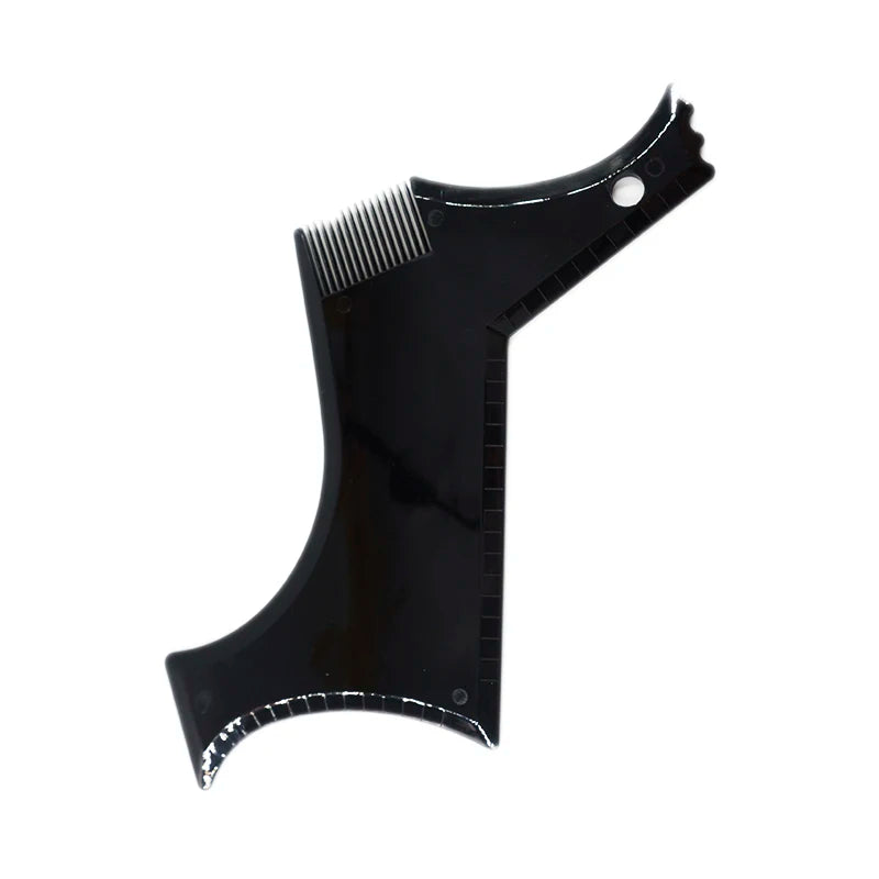 Arrivals Men Beard Shaping Styling Template Comb Transparent Men’s Beards Combs Beauty Tool for Hair Beard Trim