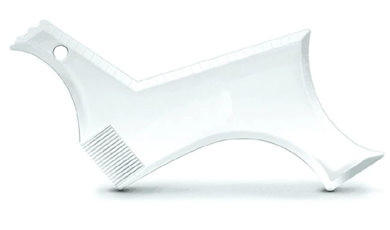 Arrivals Men Beard Shaping Styling Template Comb Transparent Men’s Beards Combs Beauty Tool for Hair Beard Trim