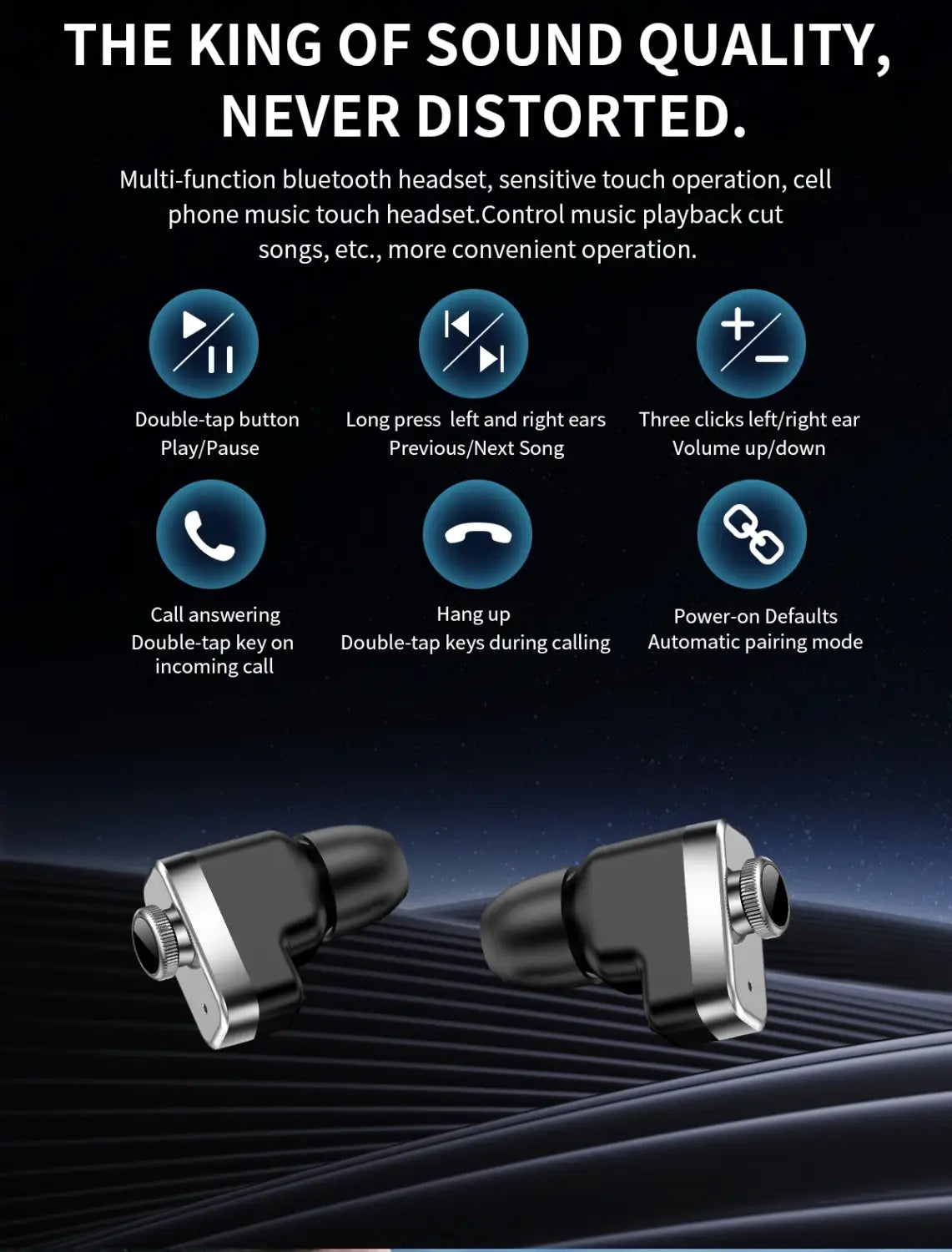 The New T95 Smart Watch With Earphones 1.52 Inch Ips 2 In 1Exercise Blood Pressure Blood Oxygen Message Reminder Smart