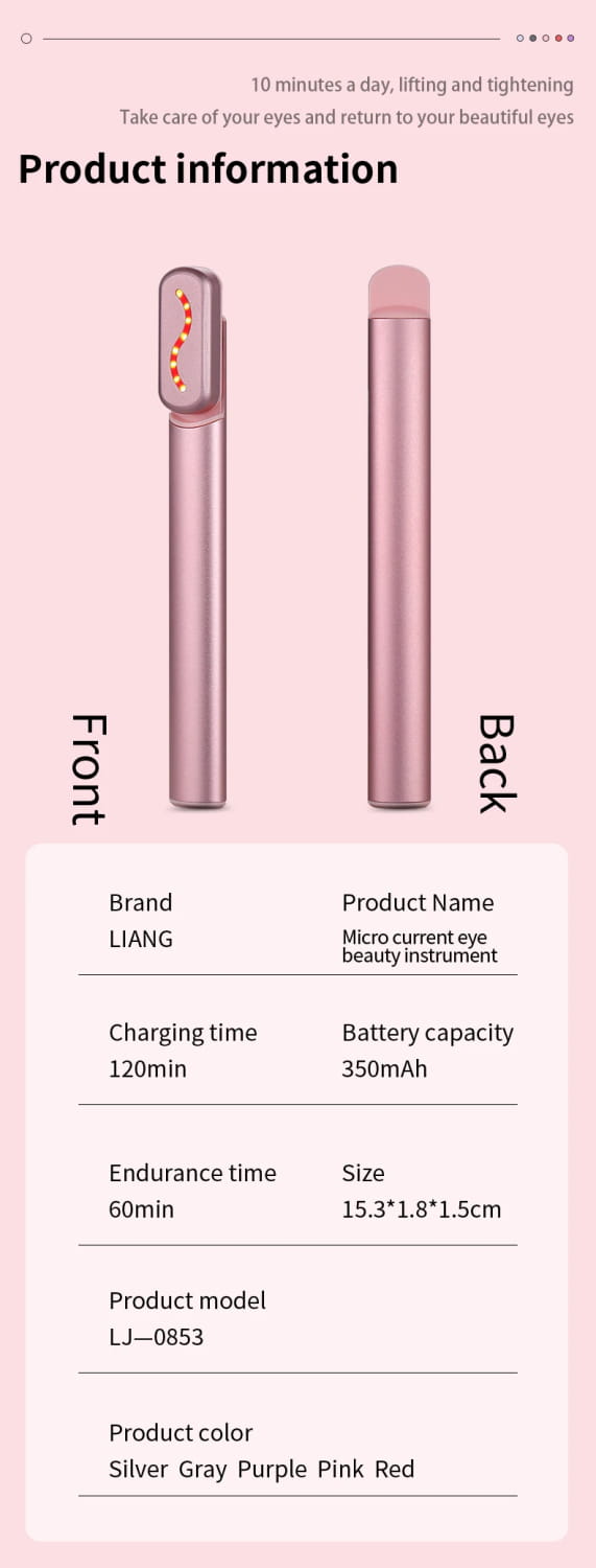 Massaggiatore oculare con massaggiatore visivo anti-età con guida rassodamento della pelle strumento di bellezza
