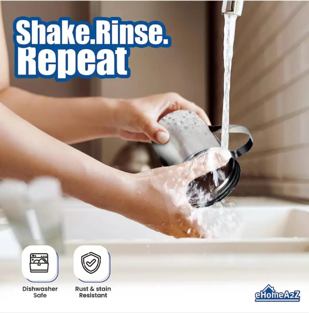 Dispenser per polvere di acciaio inossidabile 304 127 fori manico curvo condimento per barbecue accessori da cucina