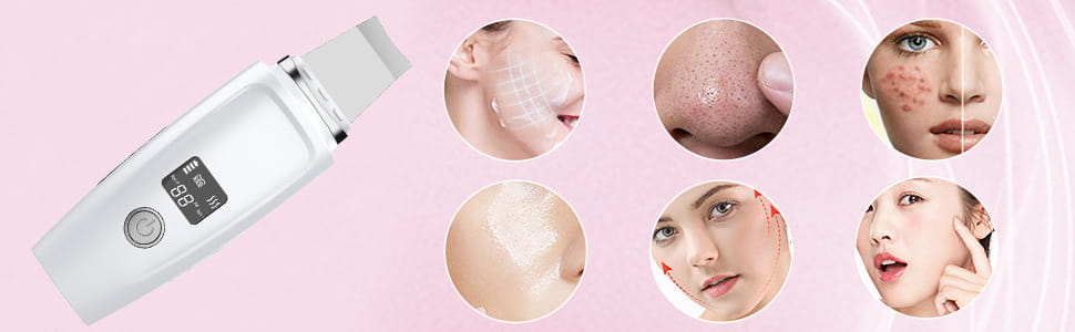 Schermo LCD Pulisce i pori Rimuove Punti Neri e Brufoli Spray Spray e Sporco Macchina per la Peeling Faccia