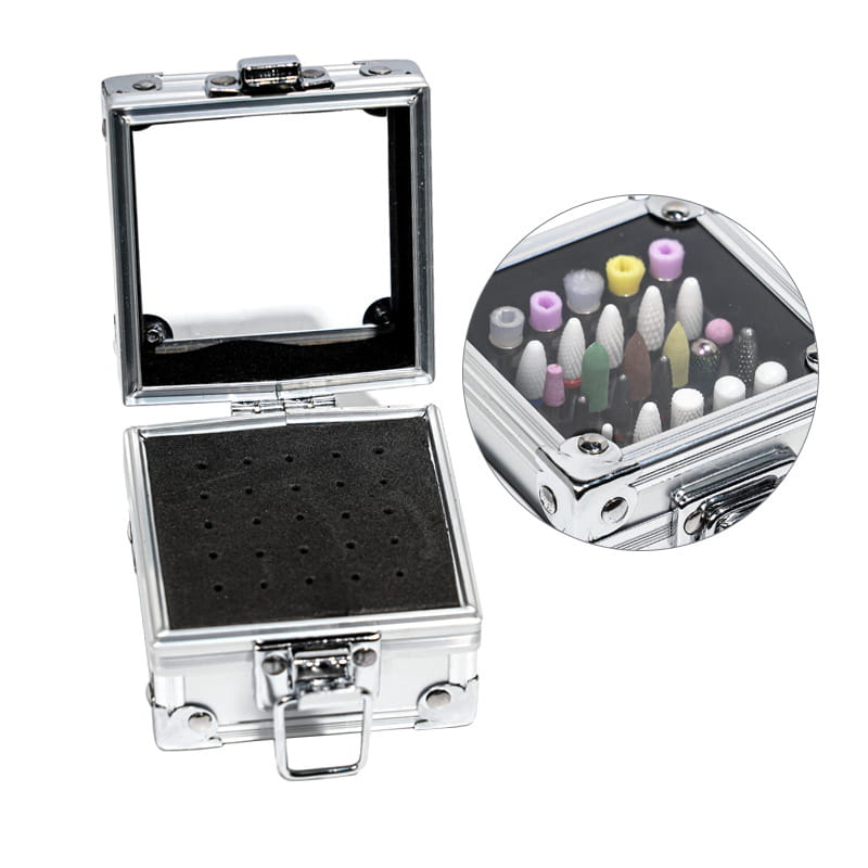 Scatola porta punte per manicure Scatola portaoggetti per manicure Porta punte per manicure Utensili per manicure