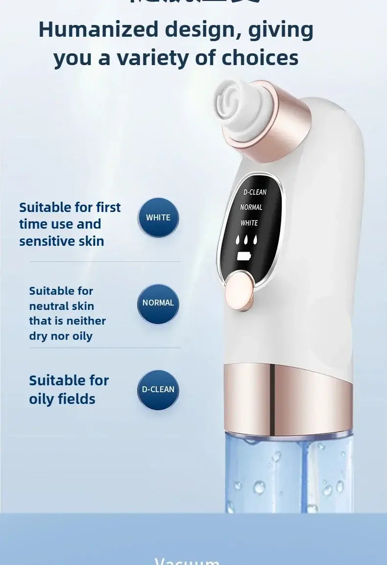 Rimuove punti neri Aspirapolvere per pori Elettrico Brufoli Acne Rimozione Punti Neri Rimozione Acqua ricaricabile USB