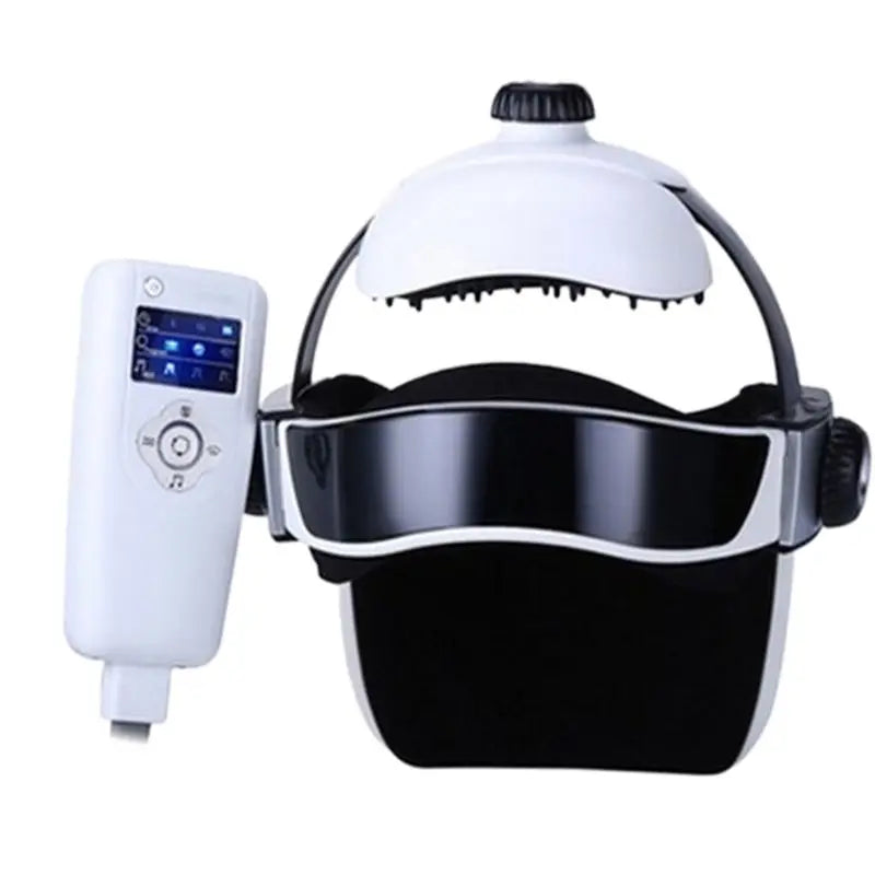 Automatic Air Pressure Head Massage Helmet Dual Vibrating Electric Head Massager Machine