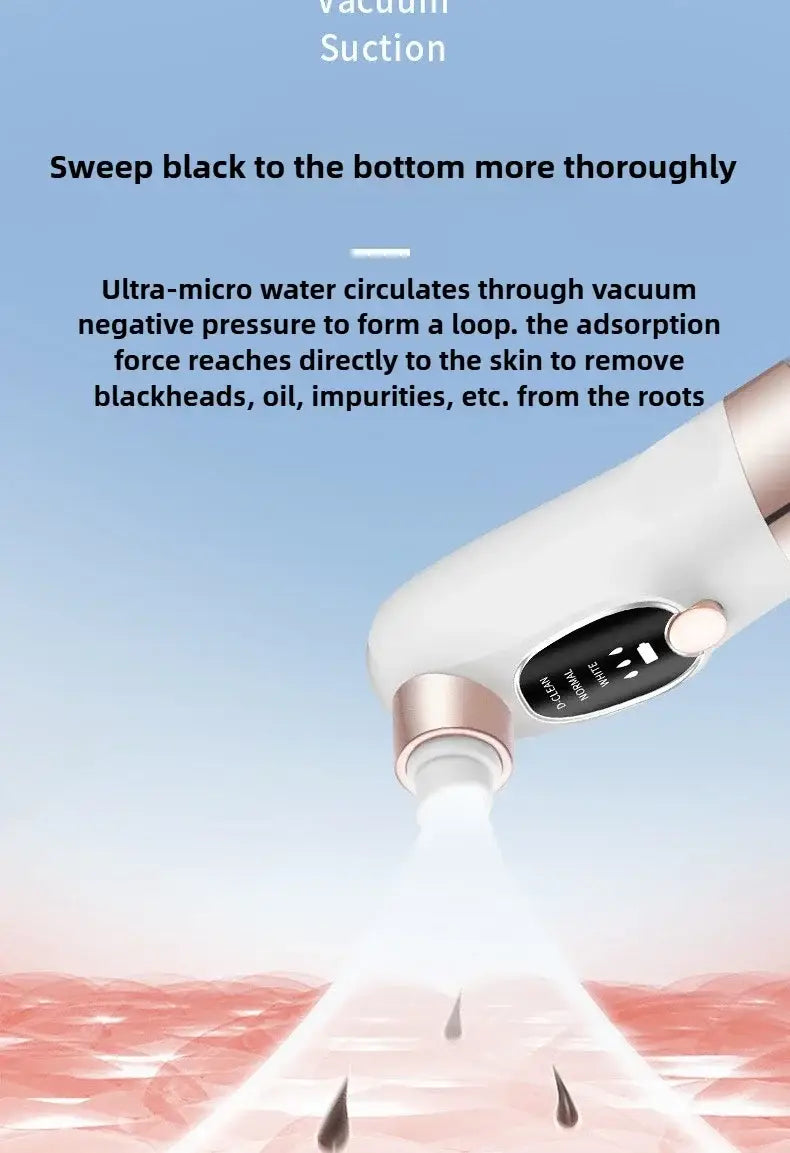 Rimuove punti neri Aspirapolvere per pori Elettrico Brufoli Acne Rimozione Punti Neri Rimozione Acqua ricaricabile USB