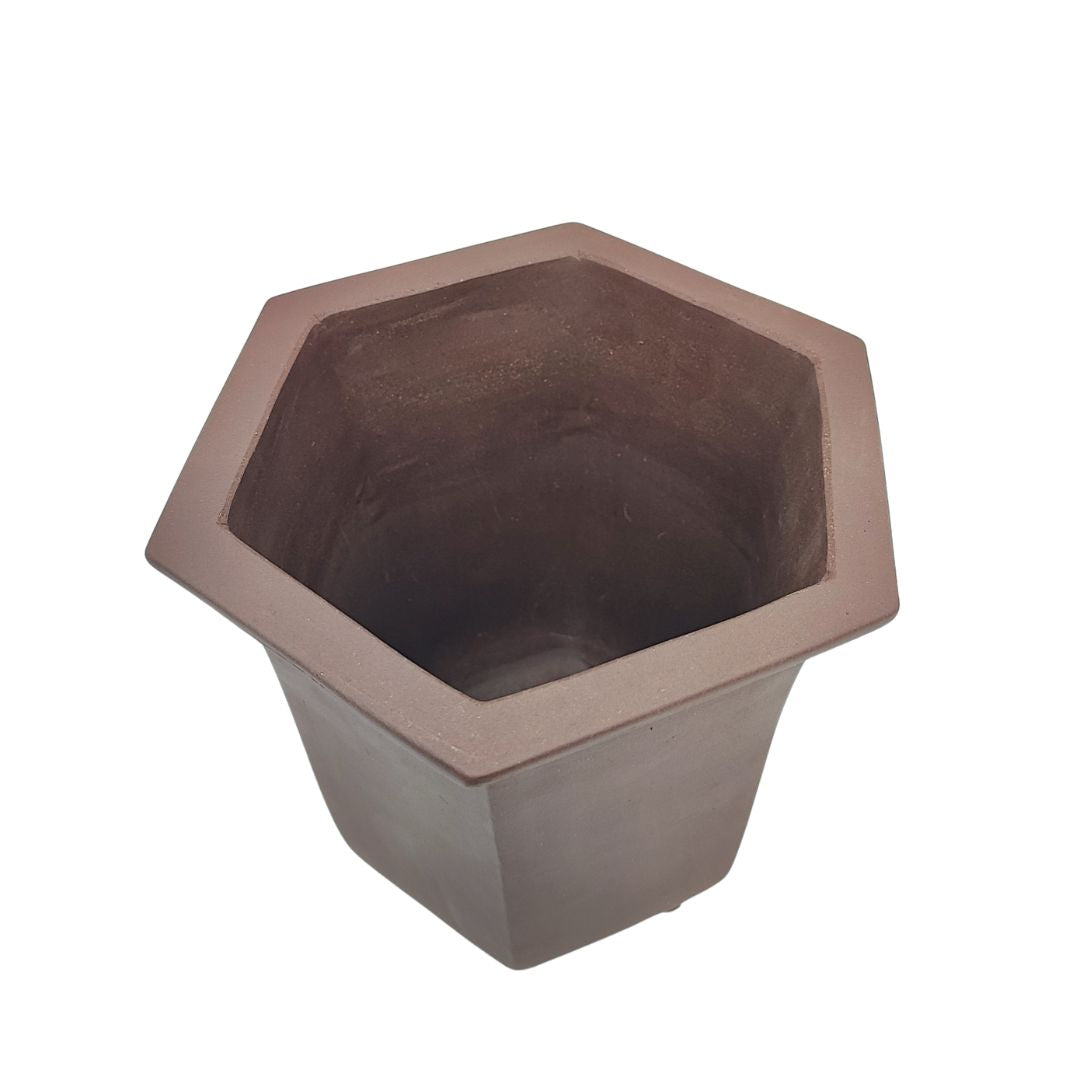 Vaso esagonale/cascata 24x21x25 cm