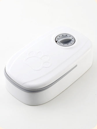 Distributore Automatico di Cibo per Cani e Gatti - Timer Programmabile con Ciotola Inox
