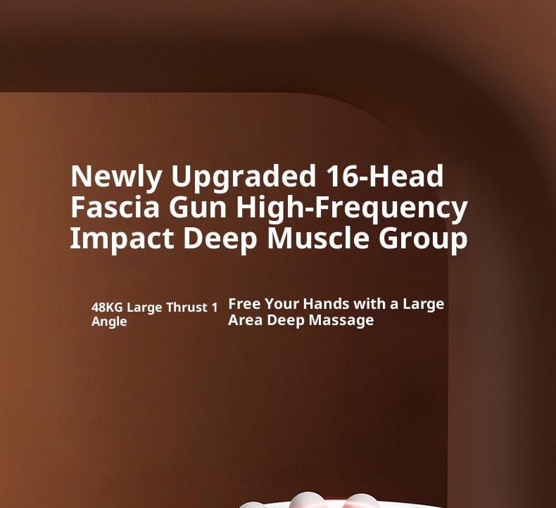 Muscle Relaxation Massager Multi-head Massage Gun Deep Tissue Body Fitness Muscle Electric Relax Massager For Back