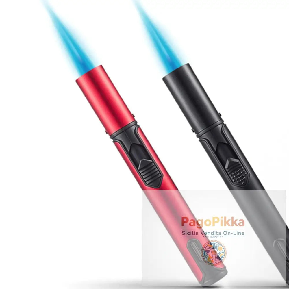 Accendino antivento in metallo Accendino a fiamma jet butano Accessori per sigarette e sigari Cucina Cottura Barbecue