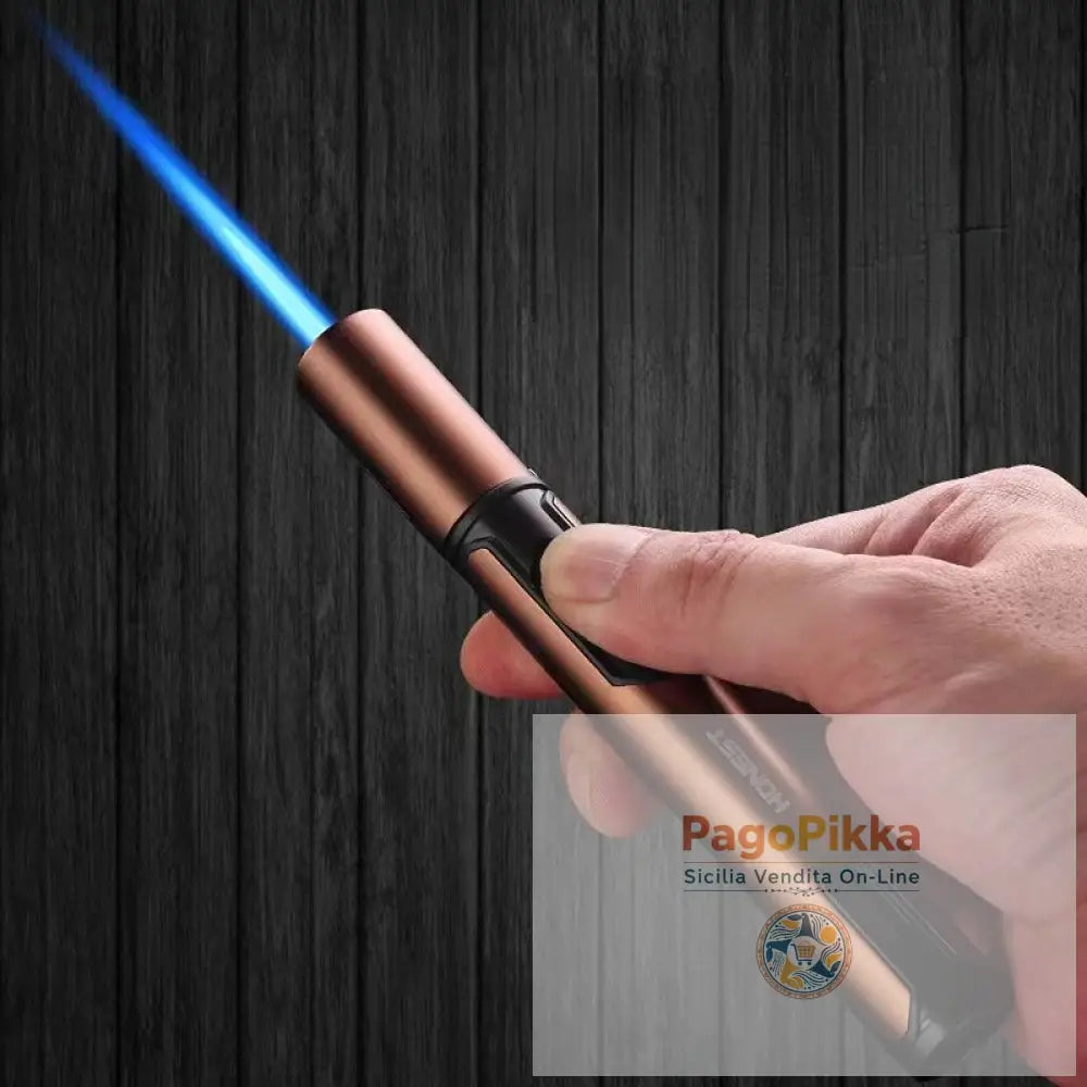 Accendino antivento in metallo Accendino a fiamma jet butano Accessori per sigarette e sigari Cucina Cottura Barbecue