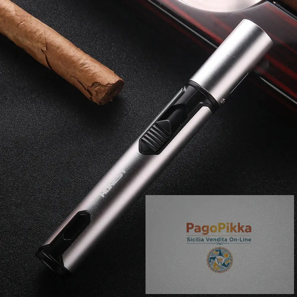 Accendino antivento in metallo Accendino a fiamma jet butano Accessori per sigarette e sigari Cucina Cottura Barbecue