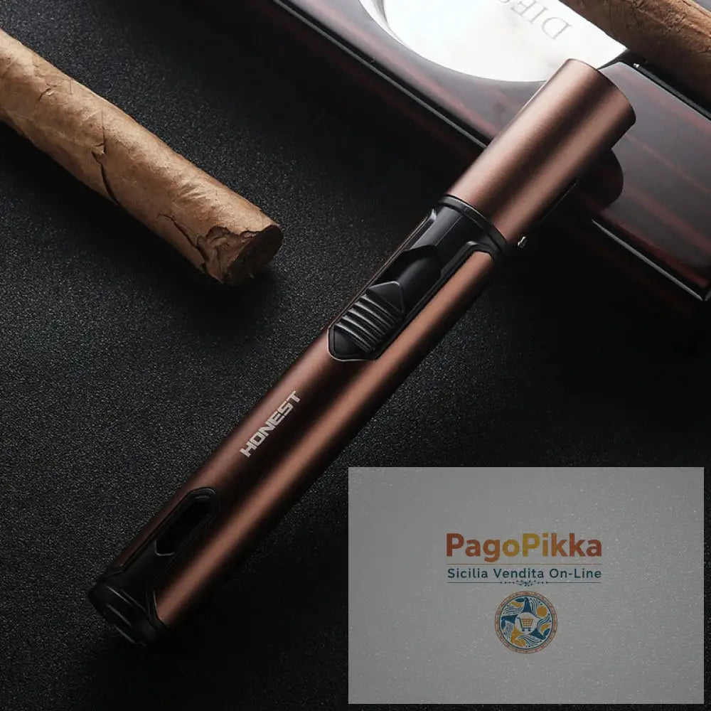 Accendino antivento in metallo Accendino a fiamma jet butano Accessori per sigarette e sigari Cucina Cottura Barbecue