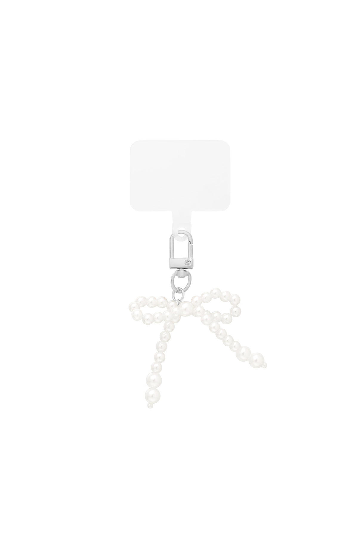 Accessorio pendente fiocco - BIANCO ARGENTO