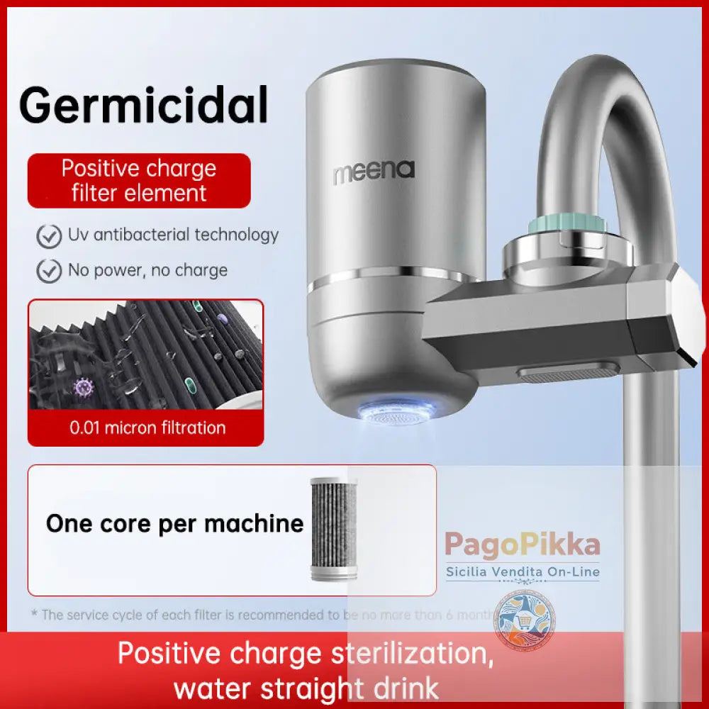 Acqua con display digitale intelligente rubinetto purificatore doccia rubinetto filtro per cucina - Germicidal Positive