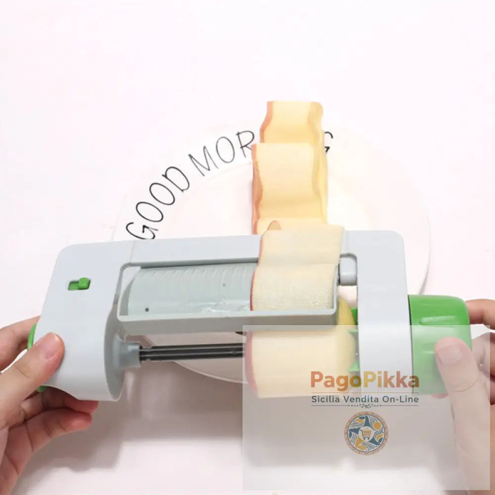 Affettatrice per fogli di verdure Utensili da cucina Affettatrice per frutta Coltello a rullo Spirale Gira rotoli