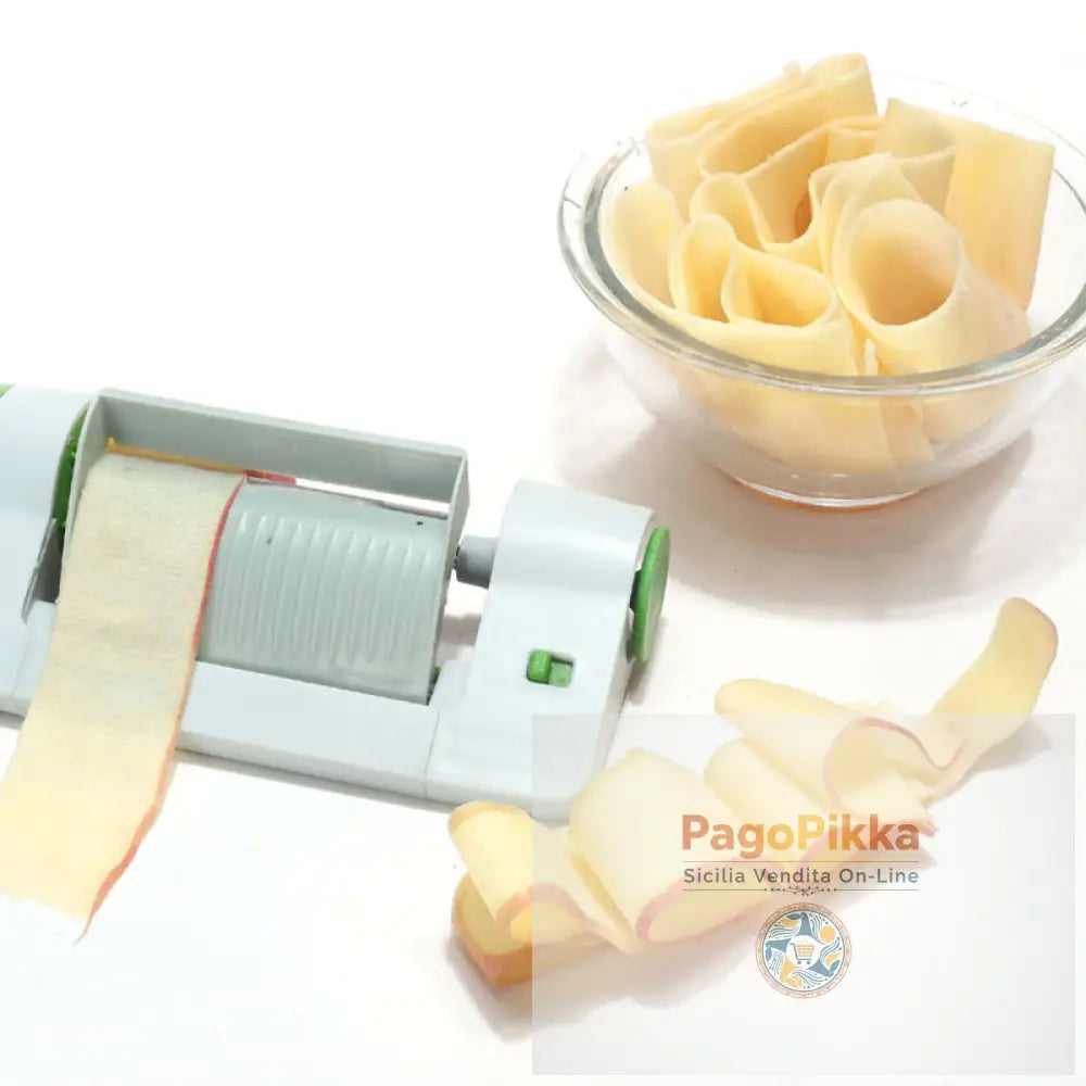 Affettatrice per fogli di verdure Utensili da cucina Affettatrice per frutta Coltello a rullo Spirale Gira rotoli