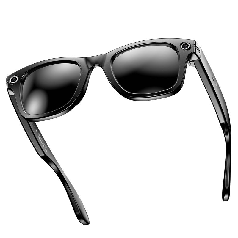 Ai Three-generation Smart Bluetooth Glasses Magnetic Frame Sunglasses Men - Black Lens - Elettronica Indossabile