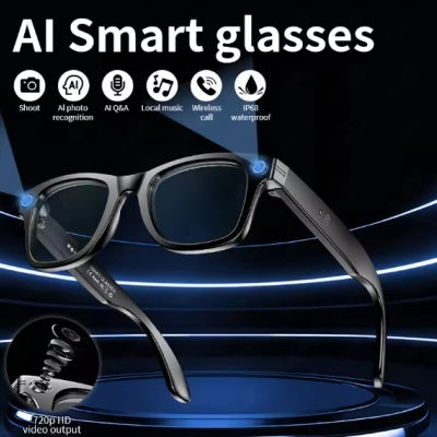 Ai Three-generation Smart Bluetooth Glasses Magnetic Frame Sunglasses Men - Elettronica Indossabile