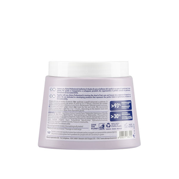 ALAMA NO YELLOW MASCHERA ANTI GIALLO CAPELLI BIONDI 500 ML