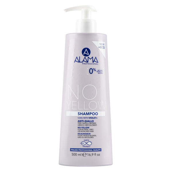 ALAMA NO YELLOW SHAMPOOANTI GIALLO CAPELLI BIONDI 500 ML