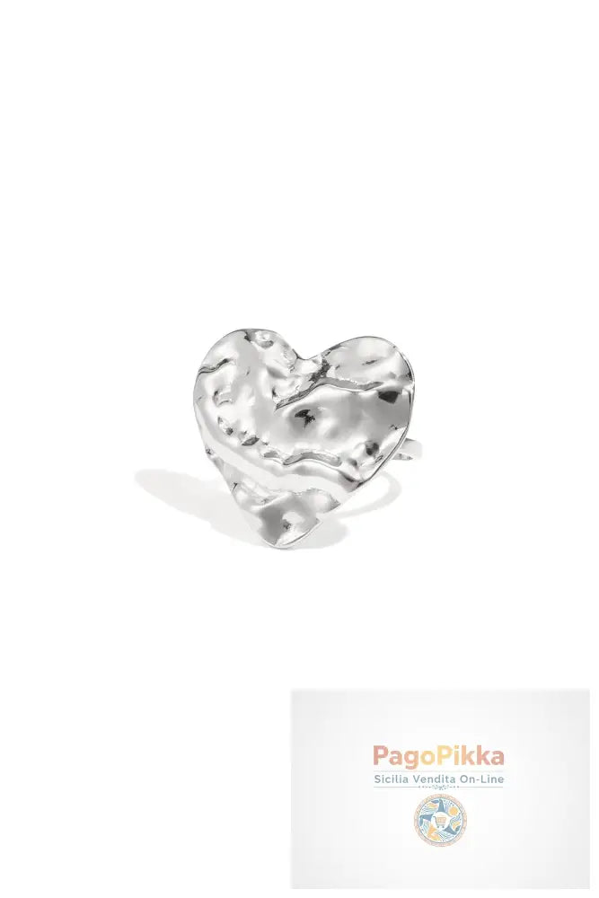 Anelli in acciaio inossidabile con cuore, casual, semplici, da indossare tutti i giorni, gioielli da donna