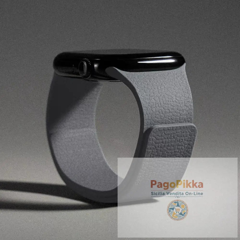 Apple iWatch Huawei Watch 5 Samsung GT5 Silicone Watch Band with Soft Magnetic Adsorption and Lychee Pattern - Starry