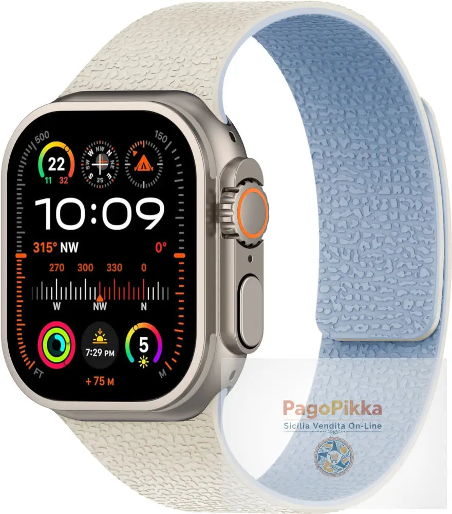 Apple iWatch Huawei Watch 5 Samsung GT5 Silicone Watch Band with Soft Magnetic Adsorption and Lychee Pattern - Antique