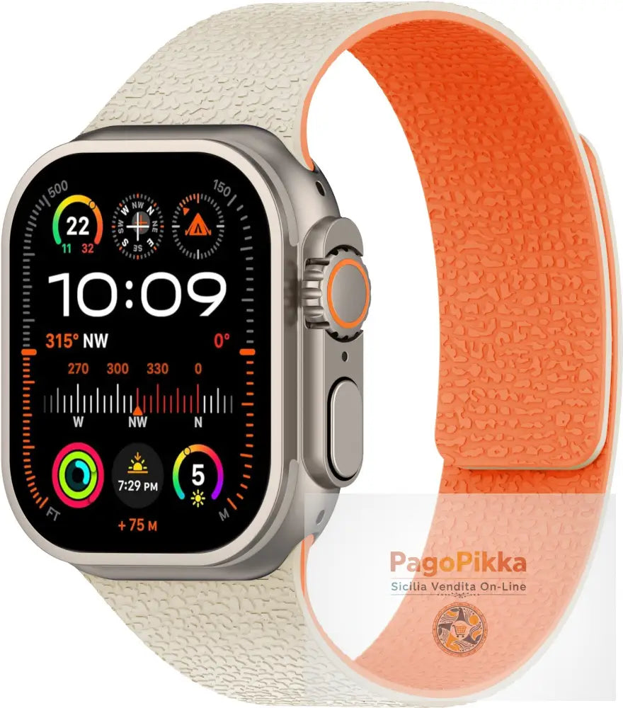 Apple iWatch Huawei Watch 5 Samsung GT5 Silicone Watch Band with Soft Magnetic Adsorption and Lychee Pattern