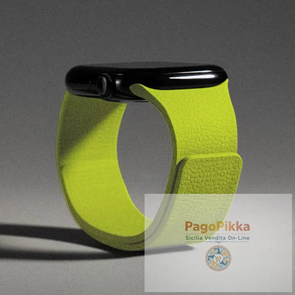 Apple iWatch Huawei Watch 5 Samsung GT5 Silicone Watch Band with Soft Magnetic Adsorption and Lychee Pattern