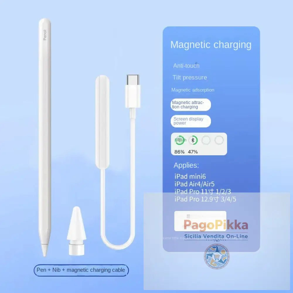 Apple Pencil Capacitive Pen Third Generation Suitable for Tablet Touchpen Apple iPad Magnetic Charging Handwriting Pen