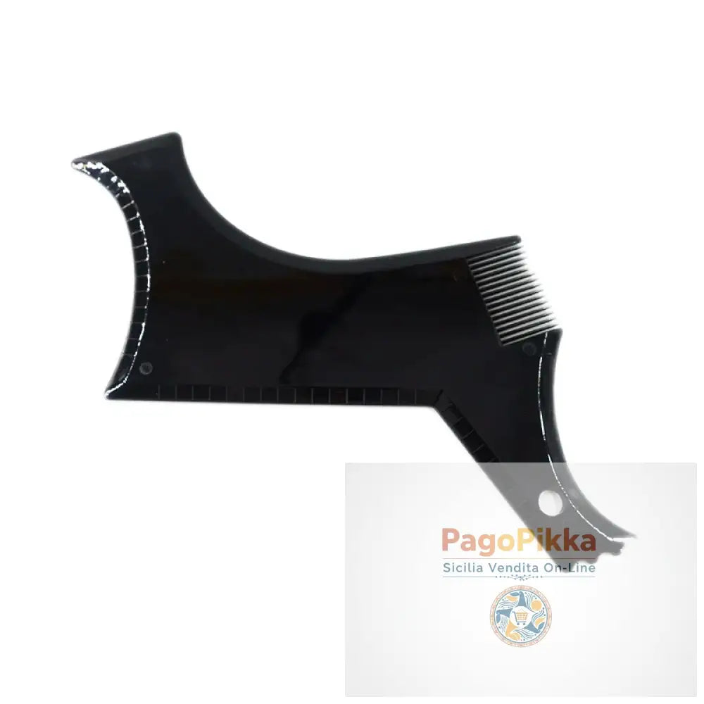 Arrivals Men Beard Shaping Styling Template Comb Transparent Men’s Beards Combs Beauty Tool for Hair Beard Trim