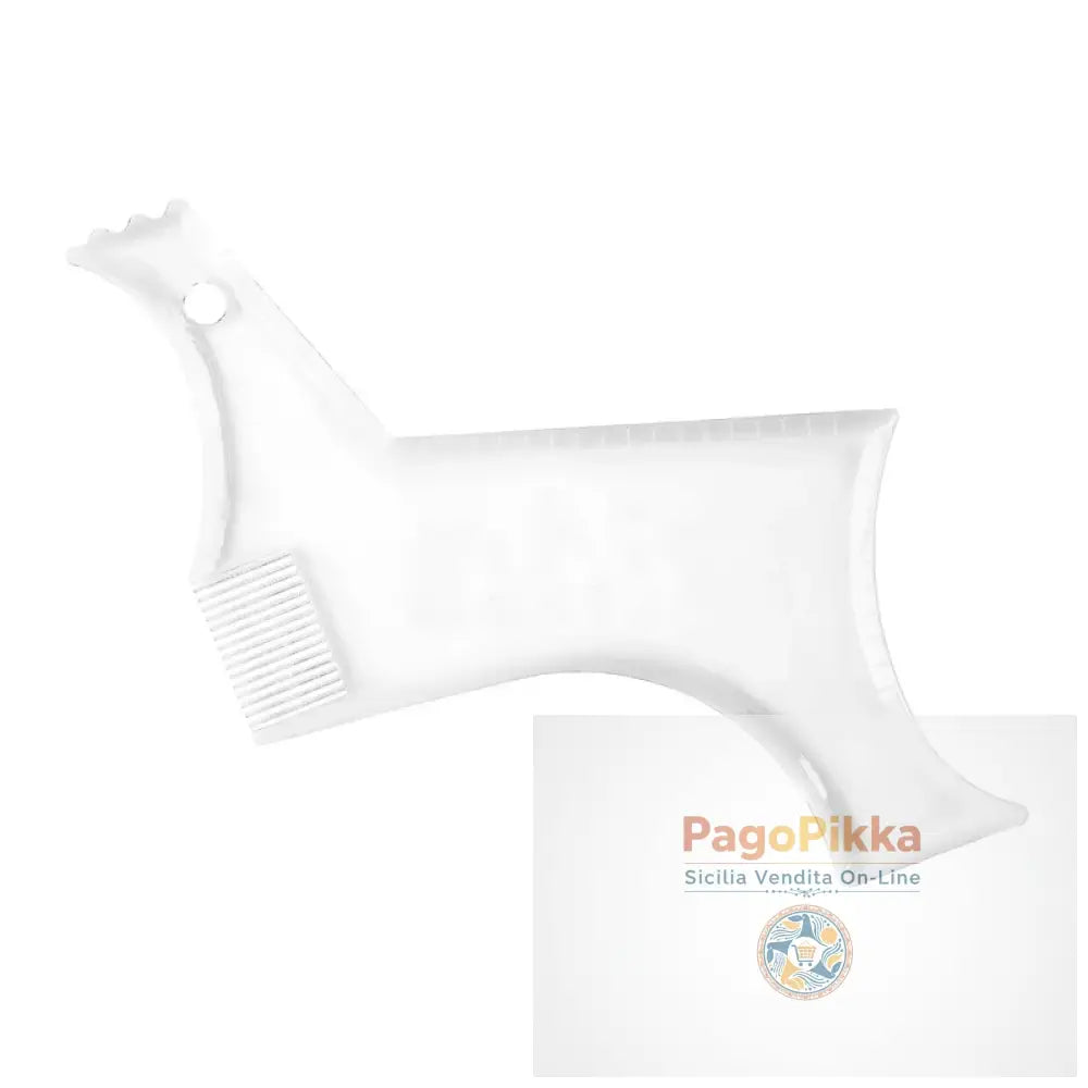 Arrivals Men Beard Shaping Styling Template Comb Transparent Men’s Beards Combs Beauty Tool for Hair Beard Trim