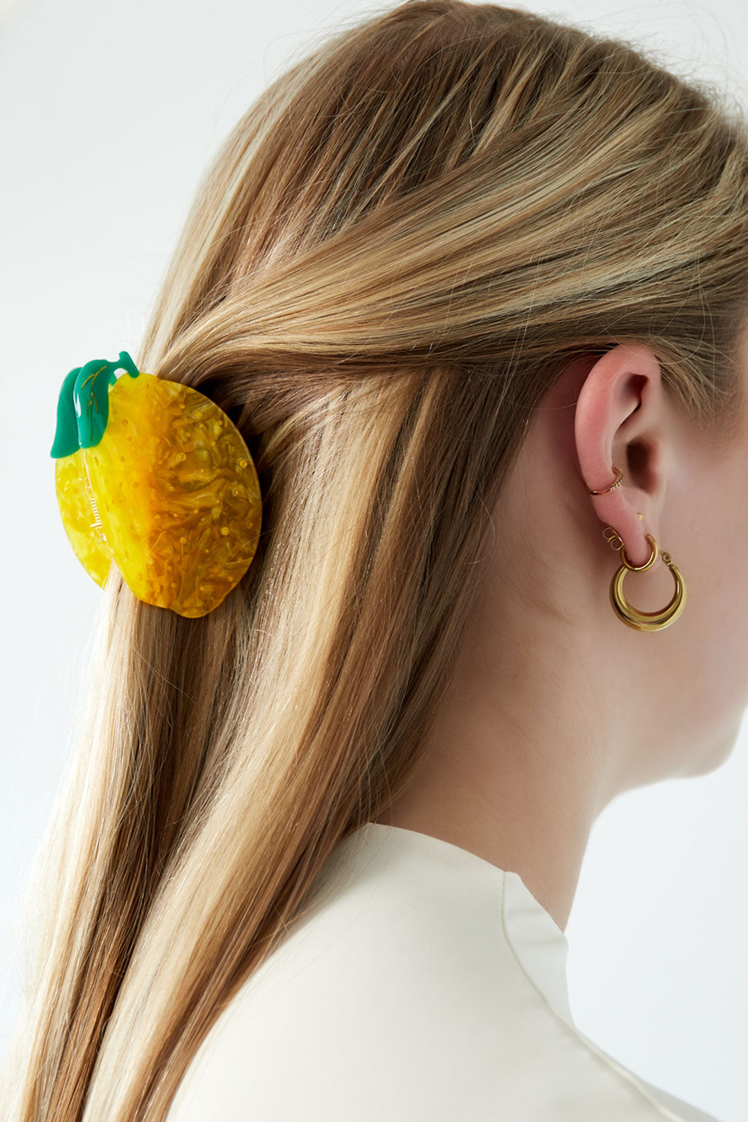 Artiglio per capelli al limone