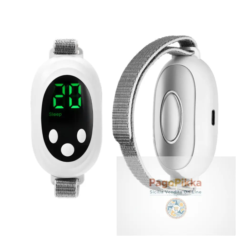 Portable Pulse Sleep Aid Relieves Insomnia Helps Fall Asleep Fast Handheld Sleeper - White