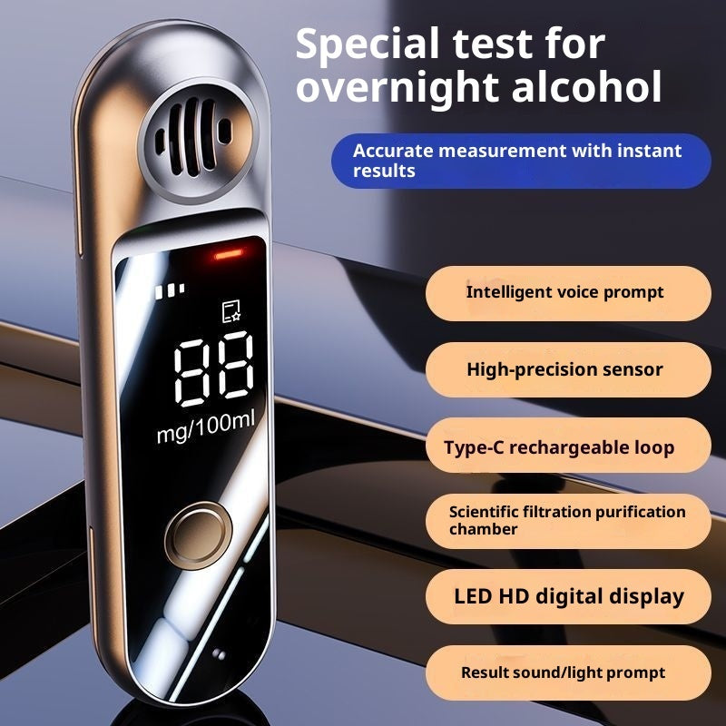 Alcol tester per guida in stato di ebbrezza, respiro sensibile