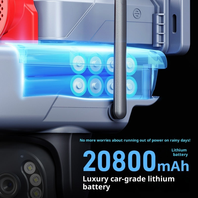 Telecamera Sorveglianza Solare 4G Dual Camera - Wireless Autonoma Outdoor