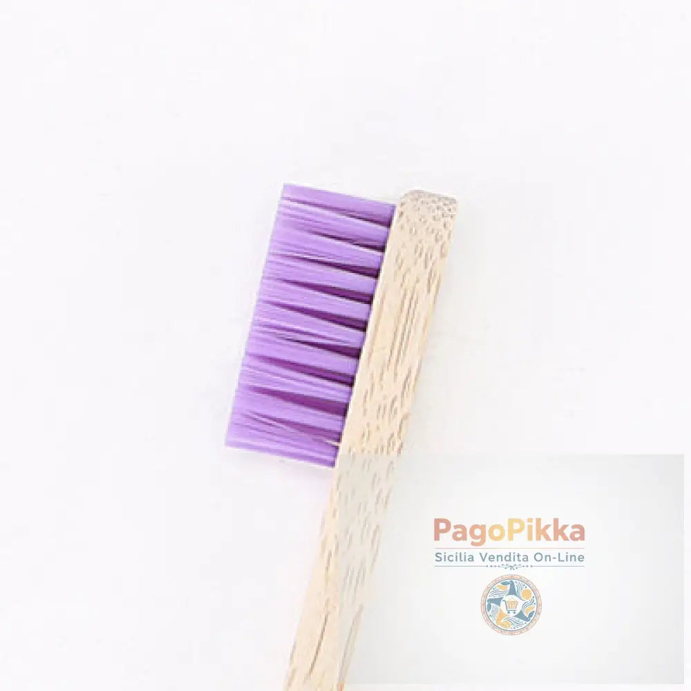 Bamboo electric toothbrush - Violet / USB - PRODOTTI PER L’IGIENE ORALE