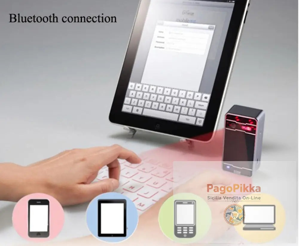 Bluetooth Wireless Virtual Projection keyboard Portable for Iphone Android Smart Phone Ipad Tablet PC Notebook
