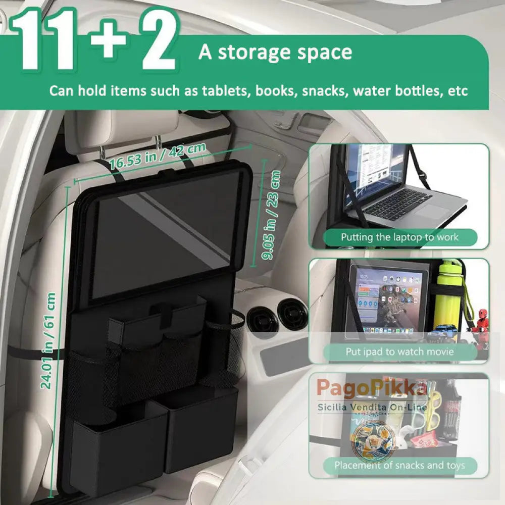 Borsa portaoggetti per seggiolino auto borsa portaoggetti per schienale